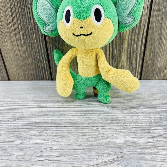 Pokemon Pansage Stuffed Plush Green Grass Type Nintendo Jakks Pacific 2011 - Picture 5 of 16